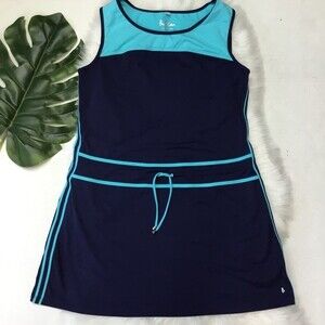 Boden Swim Dress | Active Dress | Coverup Blue Turquoise 16